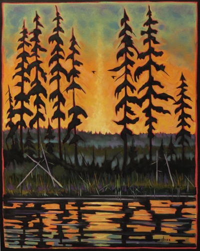 Northern Afterglow
24 x 30 oil on canvas $1600 sold Northern Afterglow
24 x 30 oil on canvas $1600 sold